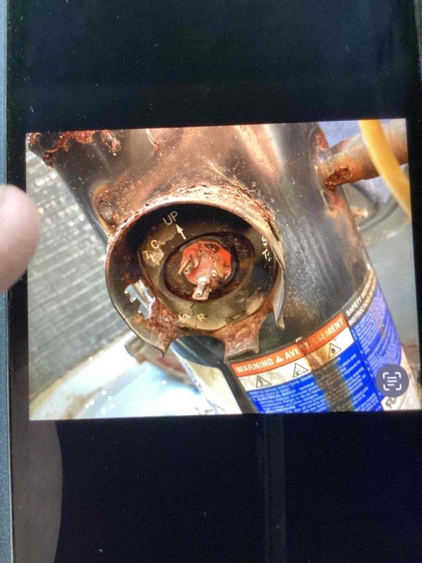 Responded to no cooling complaint affecting entire residence. Upon arrival, performed system diagnostics and identified failed dual run capacitor as primary cause of system failure. Capacitor exhibited severe corrosion and rust on mounting housing, indicating extended exposure to moisture and age-related deterioration. Component showed visible oxidation on metal surfaces and mounting points, compromising electrical connections and system performance. Removed defective capacitor and replaced with new unit to manufacturer specifications. Verified proper wire connections, tested system operation, and confirmed cooling restored to all zones. Unit returned to normal operating parameters with adequate airflow and temperature differential across evaporator coil.