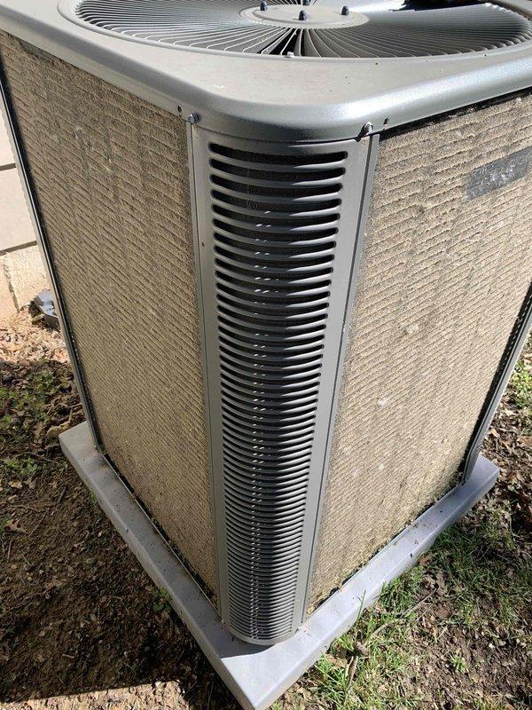 Completed annual cooling maintenance on a 9-year-old air conditioning system. Performed comprehensive tune-up including inspection of outdoor condenser unit, verification of proper airflow through exterior grilles, assessment of fan operation, and evaluation of air filtration system. System confirmed operational with all components functioning within normal parameters, and customer enrolled in preventive maintenance agreement for continued service coverage.
