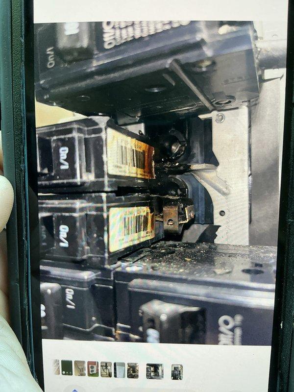 Installed new double pole breaker in electrical panel to restore proper circuit protection. Breaker was sourced from supply house and successfully integrated into existing panel configuration. Old defective breaker was removed and discarded upon completion of installation.