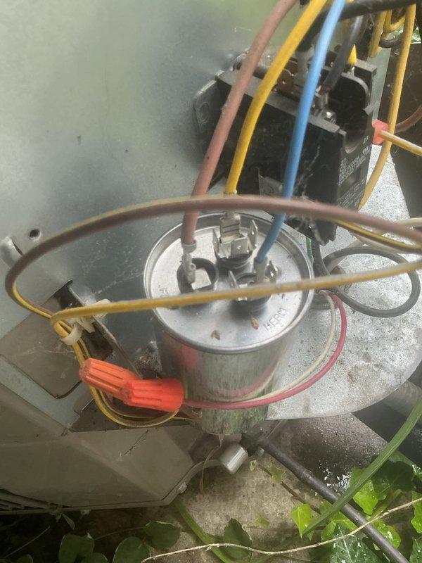 Responded to service call for 9-year-old residential air conditioning system experiencing recurring grinding noise every 45 seconds from both the basement unit and outdoor condenser. Upon arrival after scheduled timeframe, performed diagnostic inspection of both indoor and outdoor equipment. Examined outdoor condenser unit including compressor, motor assembly, and associated refrigerant lines and electrical connections. Inspected indoor air handler and ductwork system in basement for mechanical issues. Identified source of grinding noise, documented equipment condition through photography, and completed necessary repairs to restore normal system operation.