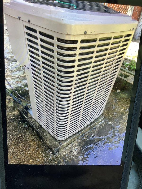 Completed comprehensive tune-up service on single outdoor AC unit as part of Home Depot promotional maintenance program. Performed standard preventative maintenance procedures including inspection of refrigerant lines with green insulation, electrical connections, capacitor, and internal wiring harness. Unit found in operational condition with age-appropriate wear; all components functioning within normal parameters upon completion of service.