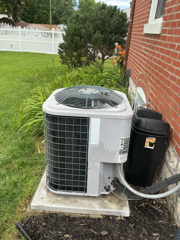 Completed comprehensive cooling maintenance tune-up on residential HVAC system. Performed full system inspection of indoor air handler unit, including blower motor assembly, electrical connections, and wiring harness - all components found in proper working condition. Inspected outdoor condenser unit positioned on concrete pad, verified proper operation of compressor and condenser fan, checked electrical disconnect and refrigerant line connections. System tested and confirmed operating within normal parameters with no issues identified.