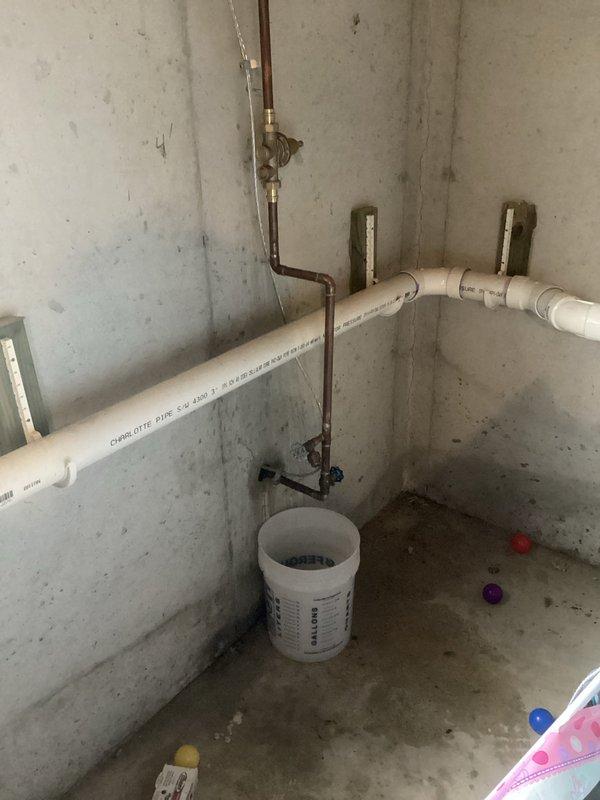 Installed a new Sterling 50-gallon tall gas water heater in basement utility area. Connected all supply and discharge piping, installed temperature and pressure relief valve with proper drainage, and established gas line connections to manufacturer specifications. Verified all connections for proper operation and code compliance per Lincoln County permit requirements.