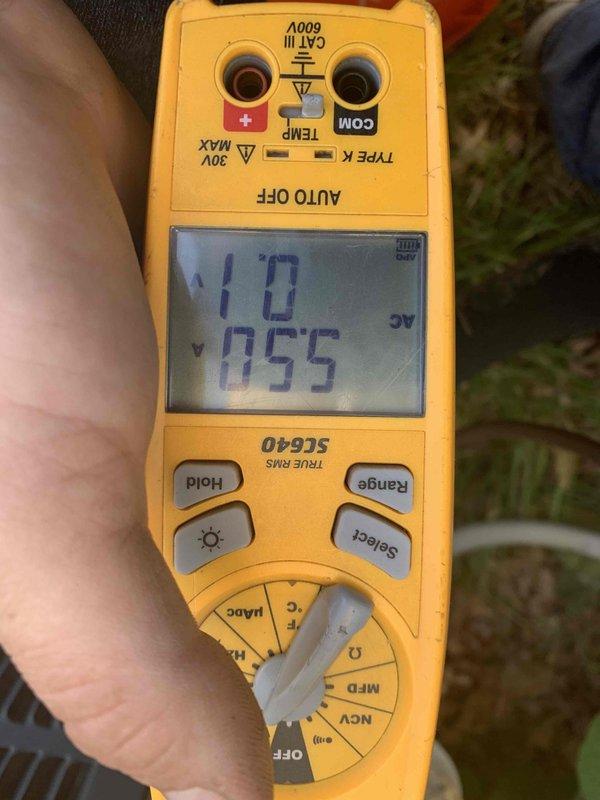 Completed comprehensive tune-up and maintenance service on a single air conditioning system aged 0-5 years. Performed diagnostic testing using digital multimeter to verify electrical components and system temperatures, recording ambient temperature of 85°F at outdoor condenser unit. Conducted thorough inspection of indoor air handler unit, checking all accessible components for proper operation and wear patterns.