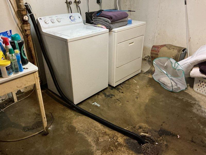 Responded to kitchen sink drainage issue where both basins failed to drain after disposal use. Upon inspection, cleared main drain line obstruction that was preventing proper drainage from the kitchen sink. Restored full drainage function to both sides of the double-basin kitchen sink, with water now flowing freely through the disposal and drain system.