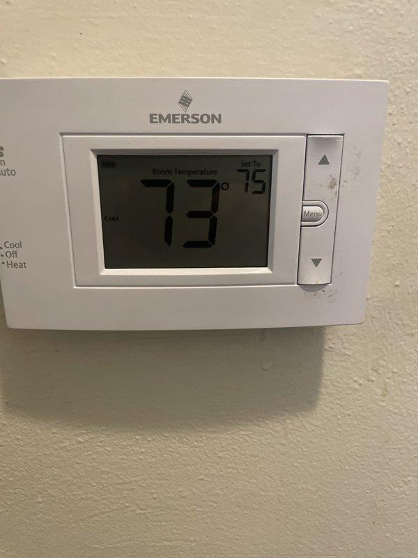 Replaced condenser fan motor, fan blade assembly, and motor run capacitor on outdoor HVAC unit. Removed failed components, installed new motor with matching blade and capacitor, and verified proper operation of system in cooling mode. Unit tested successfully with thermostat responding appropriately to temperature settings.