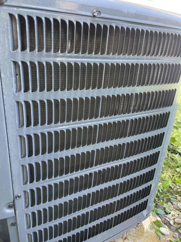 Completed comprehensive tune-up and maintenance service on a single 10-year-old residential air conditioning system. Performed visual inspection of outdoor condenser unit, verified proper electrical readings using calibrated multimeter showing 12.3 volts at measured points, inspected condenser coil condition through exterior grille, and confirmed unit accessibility and mounting stability on concrete pad. System found to be in functioning condition with all components operational per standard preventive maintenance protocol.