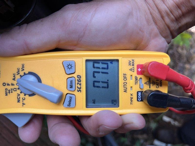Completed preventative maintenance tune-up on two 28-year-old outdoor cooling units. Performed comprehensive system diagnostics including temperature differential measurements, with supply air reading 61.1°F, and verified electrical parameters using digital multimeter. Both units inspected, cleaned, and tested for proper operation.