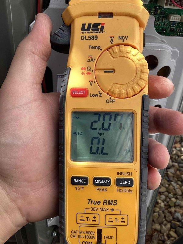 Completed comprehensive cooling system tune-up on 3-year-old outdoor AC unit. Performed electrical diagnostics using digital multimeter to verify proper voltage and amperage readings, measured system temperatures, and inspected all internal components including copper refrigerant lines, insulated suction line, and electrical connections. All measurements fell within manufacturer specifications, and unit showed normal condensation levels indicating proper operation.
