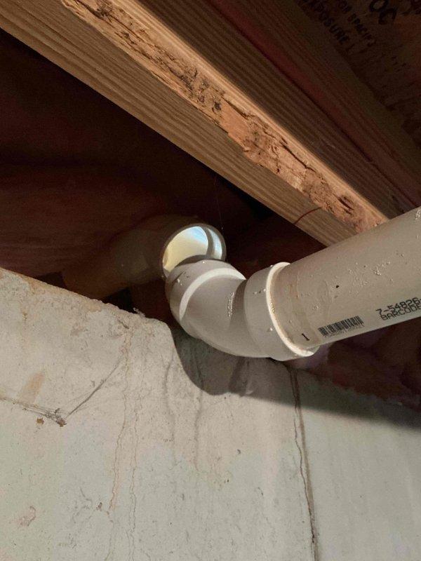Responded to recall for detached PVC pipe from basement furnace unit. Upon inspection, found exhaust flue pipe separation at elbow joint near basement ceiling joists. Replaced compromised exhaust PVC piping with approximately 30 feet of 2-inch PVC pipe and fittings, ensuring proper venting and secure connections throughout the run. Verified all exhaust pipe connections are properly sealed and supported. Confirmed existing intake pipe remains serviceable and can be reused. System tested and operating within manufacturer specifications.