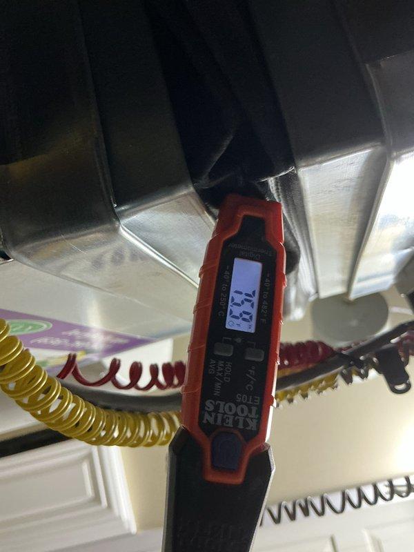 Performed comprehensive diagnostic evaluation of residential air conditioning system following concerns raised by previous contractor regarding system condition and recommended repairs. Conducted thorough inspection of evaporator coil, refrigerant lines, electrical components, and air handler assembly. Measured and documented system amperage readings, inspected coil assembly for proper operation, and evaluated overall system integrity including refrigerant line connections and support brackets. System found to be functioning within normal operating parameters with no critical issues requiring immediate attention or replacement.