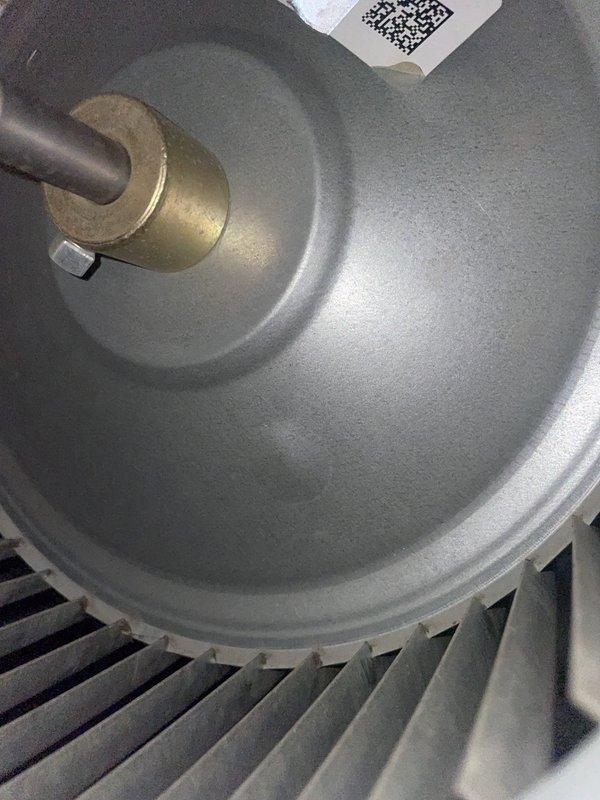 Responded to no-cool call on a Lennox system less than two years old. Upon arrival, confirmed unit was not operating and customer reported previous freeze-up incident with belief system needed refrigerant recharge. Performed diagnostic evaluation of outdoor unit, inspecting compressor, condenser fan motor, and electrical connections. Documented condition of condenser coil and fan assembly with photographs showing normal appearance of components. 

Proceeded to indoor air handler for comprehensive system assessment. Removed and inspected air filter, which showed significant dirt and debris accumulation with heavy discoloration throughout pleated media. Documented severely restricted airflow condition caused by clogged filter. Dirty filter was identified as primary cause of previous freeze-up and current system failure, as reduced airflow across evaporator coil leads to excessive temperature drop and ice formation on coil surfaces, triggering safety shutdowns.

Explained to customer that