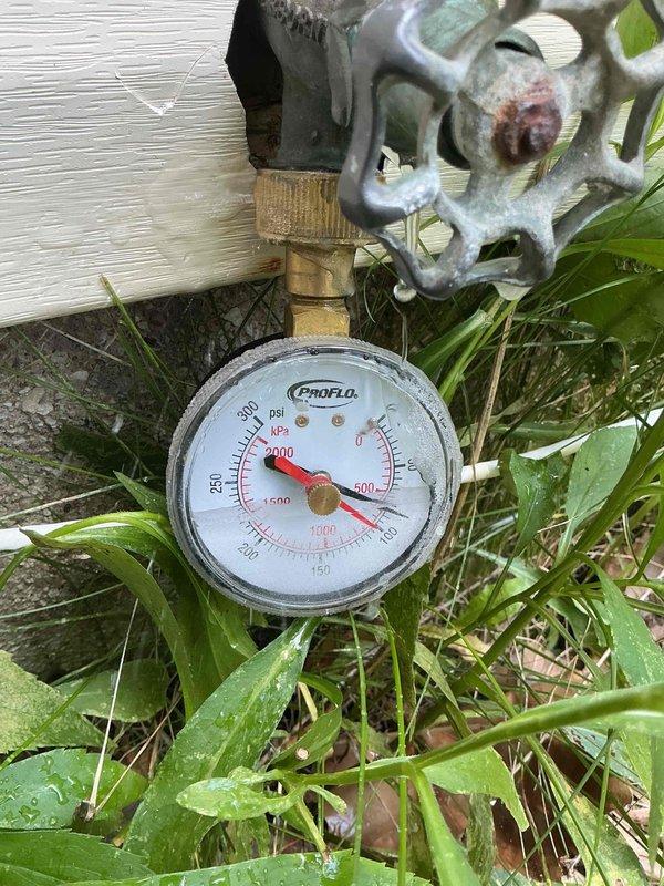 Responded to emergency water heater failure in basement where existing unit was producing steam and leaking water. Removed and replaced failed water heater with new 50-gallon gas short tank model. Installed 3/4" pressure reducing valve and completed gas piping modifications using additional black iron fittings including 1/2" 90-degree elbows, straight 90, 45-degree elbow, and various couplings and tees to ensure proper gas supply connection. Added necessary water supply connections with 3/4" and 1/2" brass fittings as required for code compliance. Work performed under permit #26PLU-13228 with all installations meeting local plumbing code requirements. System tested and verified operational with proper pressure settings confirmed via gauge readings. All connections checked for leaks and unit left in full working condition.