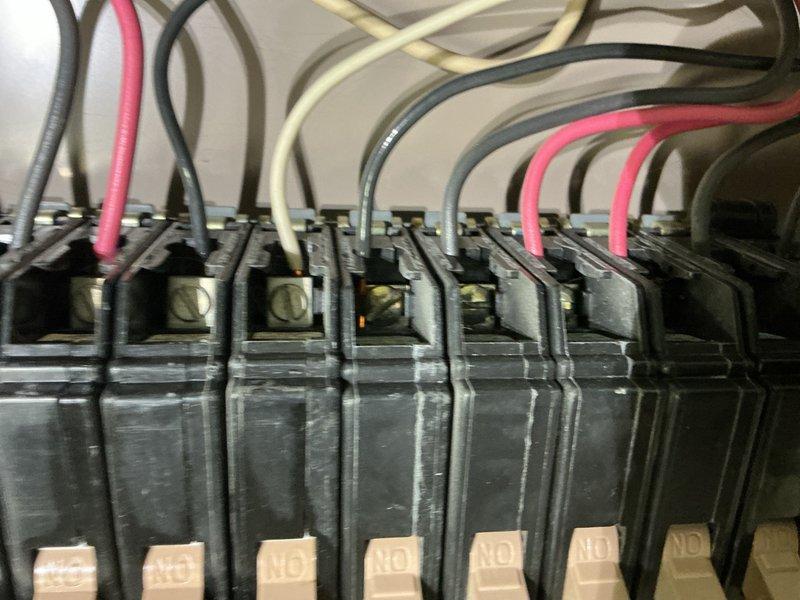 Completed comprehensive electrical panel inspection to document conditions for HOA and insurance requirements. Inspection revealed outdated panel configuration with aluminum branch circuit wiring present throughout the system. Photographed panel interior showing multiple circuit breakers, wire connections, and termination points to provide visual documentation of existing conditions. All findings documented for submission to homeowners association and insurance carrier.