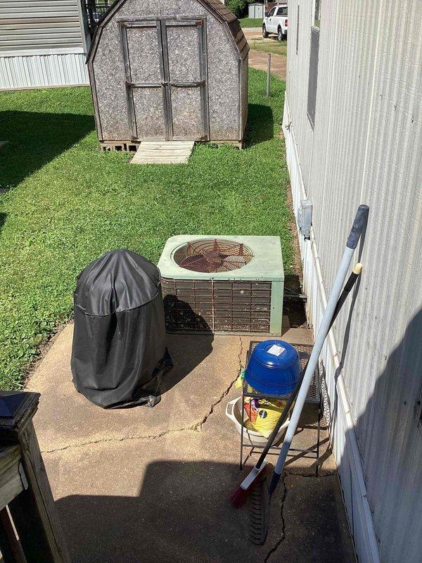 Responded to no cooling complaint at residential property. Upon arrival, found thermostat displaying 92°F with system unable to maintain setpoint. Performed diagnostic evaluation of single outdoor condensing unit located on front concrete pad. System was not operational due to lack of proper airflow and cooling capacity. Completed necessary repairs to restore cooling function, verified proper system operation, and confirmed thermostat response and temperature reduction before departure.