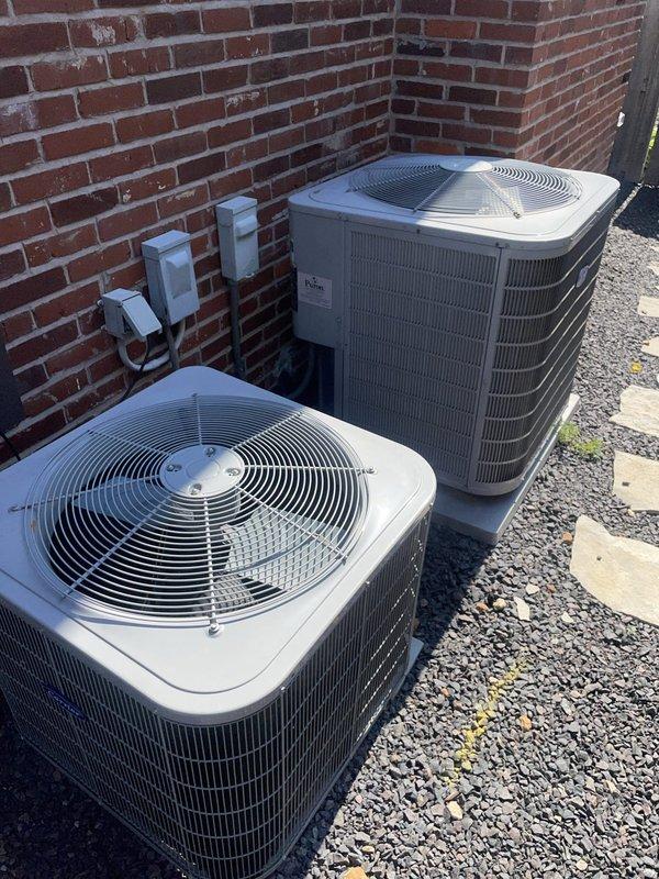 Responded to no cooling complaint on single outdoor condensing unit. Upon arrival, found condenser coil heavily loaded with dust and debris accumulation, restricting airflow through heat exchanger fins. Cleaned condenser coil thoroughly to restore proper heat transfer capability. Verified unit operation with adequate airflow and proper cooling cycle restored. System returned to normal operating condition.