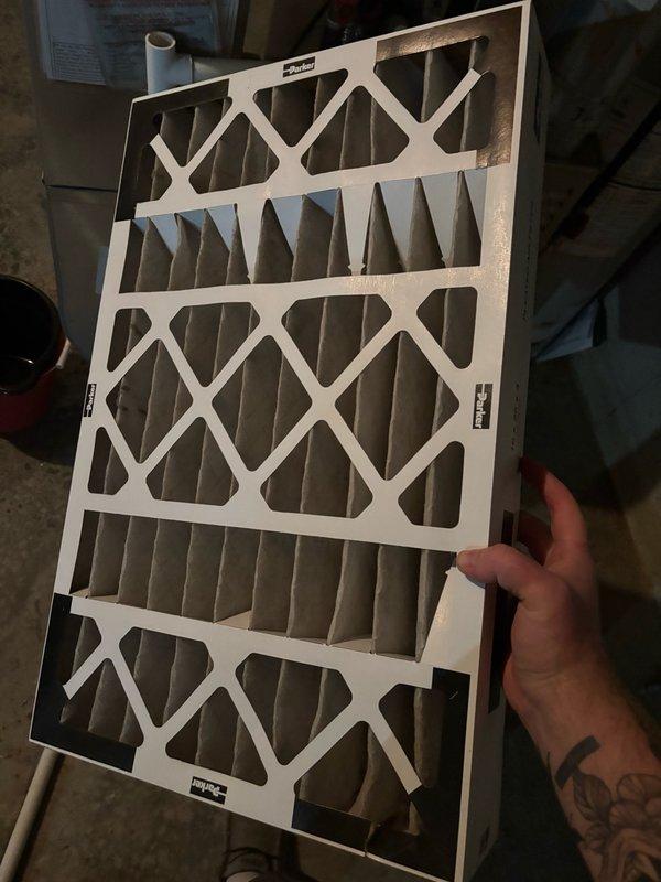Completed preventive maintenance tune-up on outdoor AC unit located at side of home. Performed comprehensive system diagnostics using digital multimeter to verify electrical readings and system performance. Replaced dirty air filter per customer request to ensure proper airflow and system efficiency.