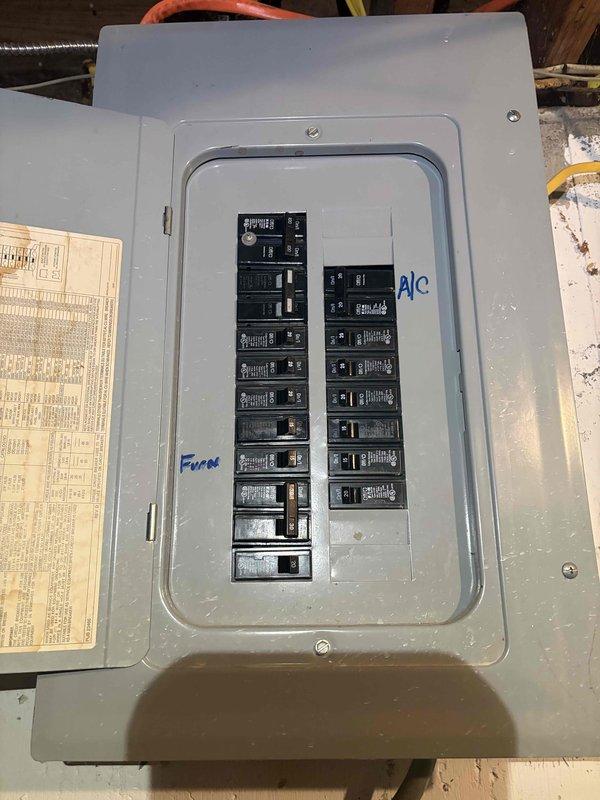 Upgraded refrigerator electrical circuit from 12-4 wiring to a three-prong grounded outlet configuration to ensure proper appliance operation and electrical safety compliance. Verified circuit breaker compatibility at the main electrical panel and confirmed proper grounding connection at the new receptacle.