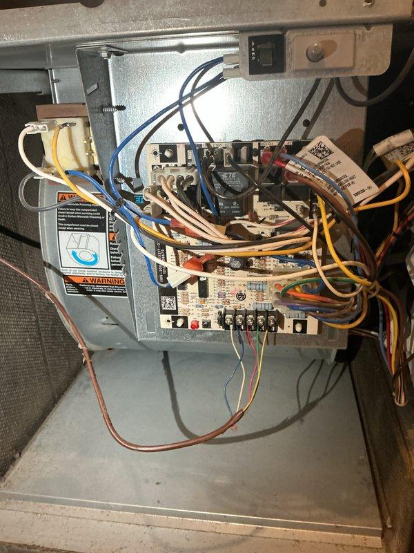 Completed comprehensive cooling season maintenance on single outdoor AC unit. Performed full system inspection including electrical control panel examination, verified all wire connections and contactors, checked insulation integrity, and documented equipment condition with photos. All components found operating within normal parameters with no immediate repairs required.