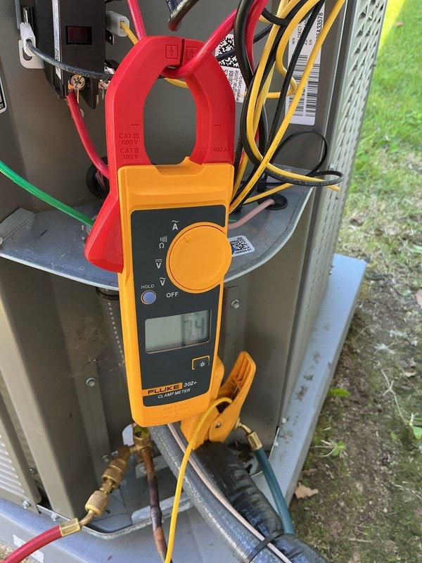 Responded to no cooling condition on residential heat pump system. Replaced failed compressor with new LG unit, evacuated and recharged system to manufacturer specifications. Verified proper amperage draw and confirmed system operational with adequate cooling performance upon completion.