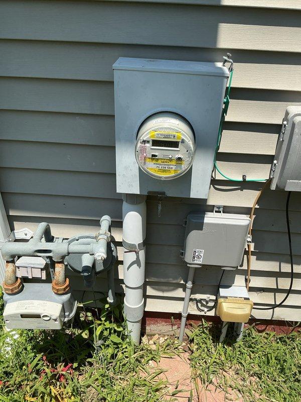 Conducted electrical estimate for breaker panel upgrade to accommodate conversion from gas range to electric range. Assessed existing panel capacity and determined requirements for installing proper 240V circuit with dual 20-amp breakers to replace current inadequate 110V outlet behind range location.