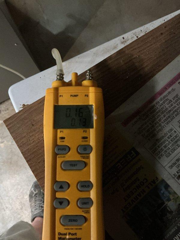 Responded to recall for 9-month-old AC unit experiencing frozen evaporator coil and loss of cooling capacity. Upon arrival, performed system diagnostics using digital manometer to measure refrigerant pressures and airflow parameters. Inspection revealed severely clogged air filter restricting airflow, which was primary cause of coil freezing and inadequate cooling performance. Documented condition of dirty pleated filter with photographic evidence showing excessive dust and debris accumulation. Replaced contaminated filter with new unit and allowed system to thaw completely before restart. Educated customer on proper filter maintenance schedule and appropriate filter specifications for their system to prevent future freezing issues. Verified system operation and airflow restoration after filter replacement. Addressed customer concerns regarding previous installation and filter maintenance requirements, recommending standard monthly filter changes with MERV-rated filters appropriate for