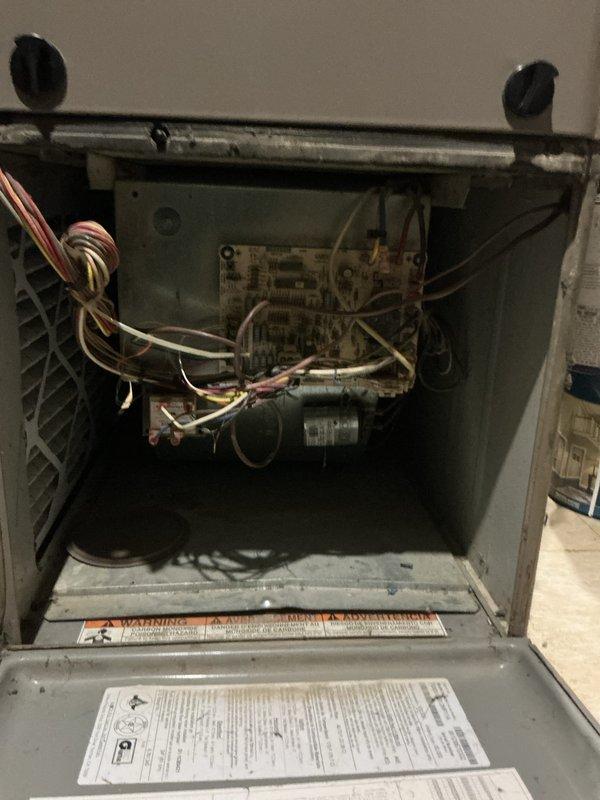 Completed comprehensive cooling maintenance tune-up on a 15-year-old residential air conditioning system. Performed full system inspection including electrical components, capacitor testing, control board evaluation, and verification of proper operation. System found to be functioning properly with all components operating within normal parameters at time of service.