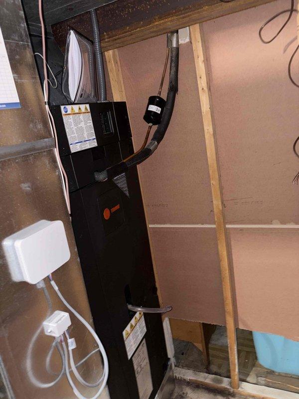 Responded to callback for Trane system experiencing hard lockout code on thermostat with unit failing to start. Coordinated with Trane technical support to diagnose ongoing issue with air handler and resolved communication error between thermostat and equipment. System tested and verified operational with proper startup sequence restored.