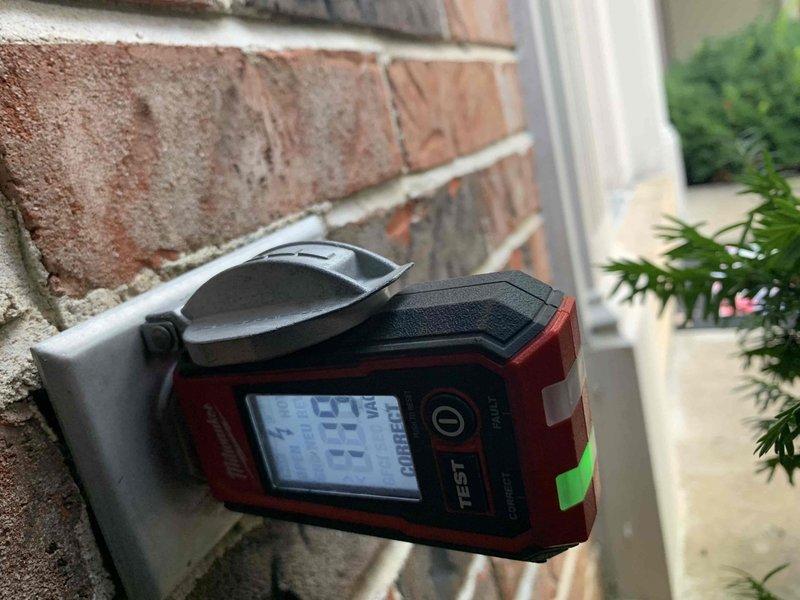 Responded to service call for multiple electrical issues including malfunctioning kitchen dimmer, non-operational front outlet, and inoperative deck light fixture. Performed diagnostic testing using digital multimeter to assess circuit functionality and verified power supply at electrical panel. Identified circuit breaker locations and tested voltage levels at affected fixtures and receptacles to determine root cause of failures.