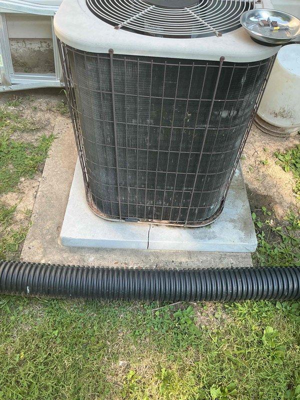 Completed comprehensive tune-up service on outdoor residential air conditioning condenser unit per Home Depot service agreement F60016867. Performed standard maintenance protocol including inspection of all major components, cleaning of condenser coils, verification of refrigerant levels, testing of electrical connections, and operational assessment of compressor and fan motor. Unit showed significant weathering and surface oxidation consistent with extended outdoor exposure but remained fully operational upon completion of service.