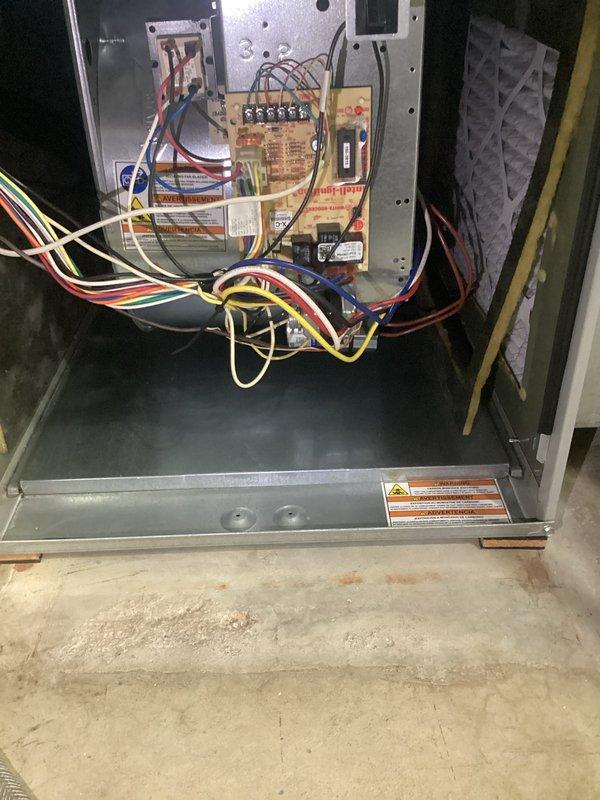 Completed comprehensive cooling tune-up maintenance on two 14-year-old residential air conditioning units. Performed standard preventive maintenance procedures including inspection of electrical controls, contactors, and wiring connections; verified proper capacitor operation; cleaned condenser coils; checked refrigerant pressures and temperatures; tested thermostat operation and system cycling; inspected condensate drain lines; and evaluated overall system performance. Both units were found to be operating within normal parameters with all electrical components functioning properly and no immediate service concerns identified.
