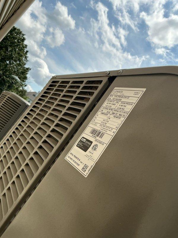 Responded to service call for loose screw on outdoor AC condenser unit. Upon arrival, inspected wall-mounted unit (U10) elevated on metal bracket mounting system on side of building. Secured loose hardware on unit casing and verified all mounting brackets and fasteners were properly tightened to ensure stable installation. Performed visual inspection of condenser exterior, refrigerant lines, and electrical conduit connections—all components found in satisfactory condition with no signs of damage or deterioration.