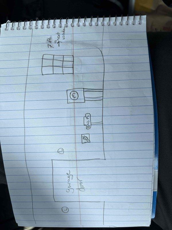 Completed electrical estimate for generator installation at residential property. Assessed existing electrical panel configuration, documented current circuit layout including water heater, furnace, and various residential circuits with AFCI protection. Created preliminary schematic drawing showing proposed generator placement and integration points with existing electrical system to ensure proper backup power coverage for essential circuits.