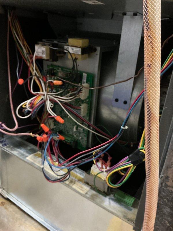 Completed comprehensive cooling season tune-up on 5-year-old residential AC unit manufactured by R. Almanza Manufacturing Company. Performed standard maintenance protocol including inspection of control board, electrical connections, and ductwork insulation; all components found operating within normal parameters with no repairs required at this time.