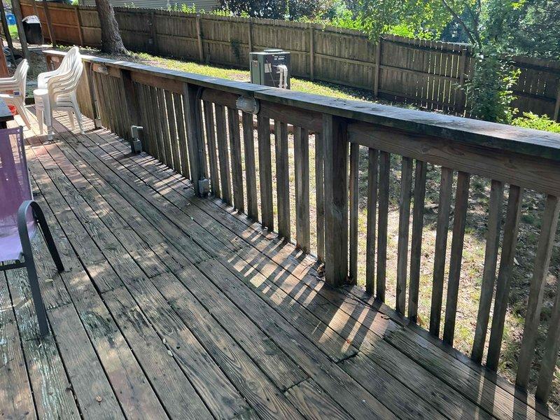 Responded to service call for outdoor lighting circuit breaker repeatedly tripping in basement electrical panel. Diagnosed and resolved issue with 8-12 breaker controlling exterior deck lighting system. Inspected outdoor lighting fixtures and associated wiring along wooden deck area, verified proper operation of circuit, and confirmed breaker stability after repair.