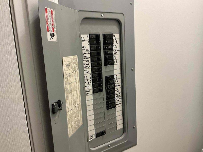 Replaced defective light fixture in residential setting and performed electrical system inspection. Verified proper circuit breaker operation and panel configuration to ensure safe electrical distribution throughout the property.