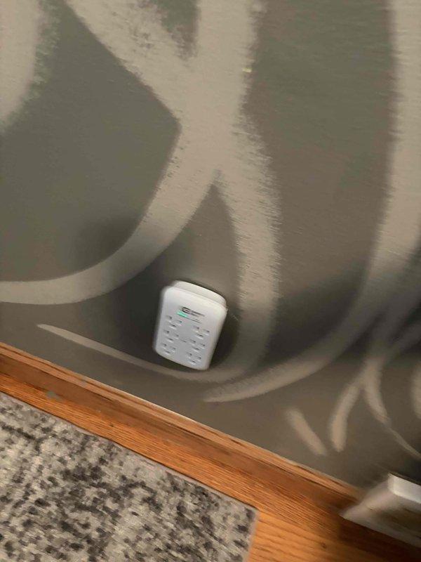 Completed electrical installation of new breaker and outlets per approved estimate. Installed standard duplex receptacles in multiple locations throughout the residence, including bathroom/kitchen area with subway tile backsplash and bedroom area with gray walls. All outlets were properly wired, tested for correct polarity and grounding, and verified operational. Work included running appropriate 12-4 wire circuit as specified, connecting to new breaker in main electrical panel, and ensuring all installations meet current NEC code requirements.