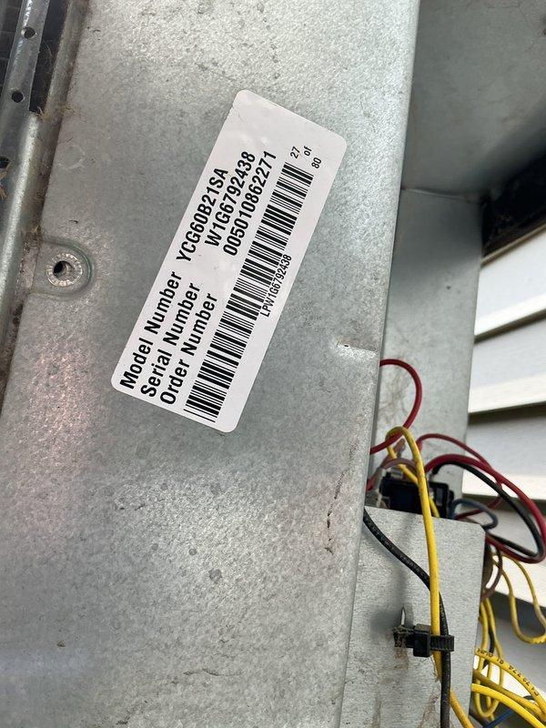 Responded to no cooling complaint on 10-year-old York condenser unit located in side yard. Upon arrival, confirmed unit was blowing warm air as reported and had been turned off per prior instructions. Performed diagnostic evaluation of outdoor condenser unit, inspecting electrical connections, refrigerant lines, and compressor operation. Documented equipment model and serial number information for service records. Identified root cause of cooling failure and completed necessary repairs to restore proper system operation. Unit tested and verified to be cooling properly upon completion.