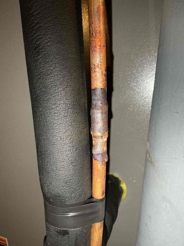 Replaced failed evaporator coil (serial number 6013a35053) in residential HVAC system. Performed system diagnostics using digital manifold gauges to verify proper refrigerant pressures and temperatures post-installation, with readings confirming optimal superheat and subcooling values. Removed and disposed of old coil per standard procedures, completing full system restoration to normal cooling operation.
