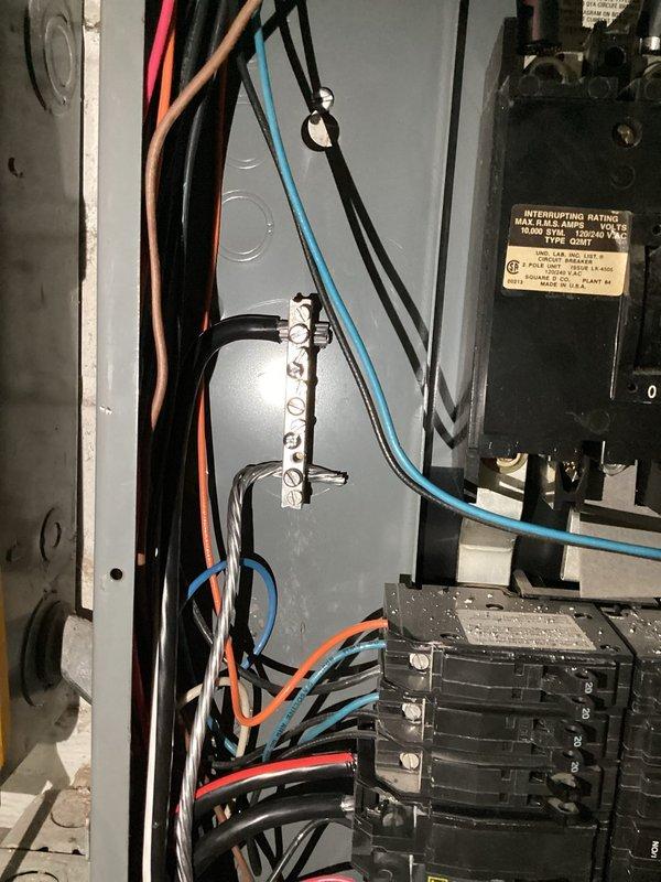 Responded to reported loss of electrical power to gas range. Upon arrival, inspected main electrical panel and identified circuit serving kitchen appliances. Verified proper breaker operation, panel integrity, and conductor connections. All circuits tested and confirmed operational. Panel wiring properly organized with appropriate color-coding and terminations to neutral/ground bus bars. No electrical deficiencies found at panel level requiring immediate repair.