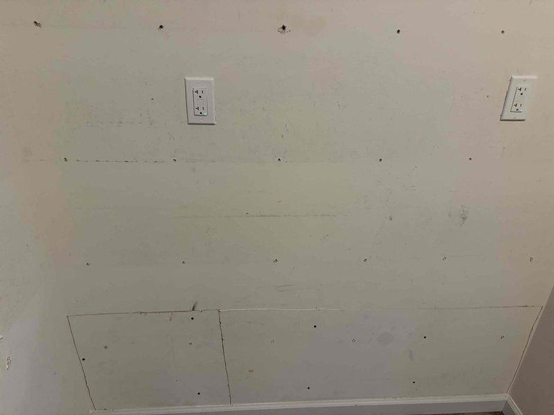 Completed installation of dedicated circuit with GFCI protection, including exterior weatherproof outlet box with wet location rating mounted on building siding and interior duplex receptacles. All outlets tested and verified operational per code requirements.