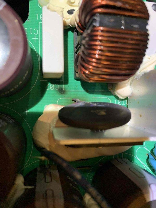 Responded to no cooling complaint on ground-mounted unit U10. Upon inspection, discovered failed control board with visible heat damage to power resistor component and signs of electrical stress on PCB. Evidence of thermal failure included discoloration, burn marks, and component degradation around white ceramic resistor and surrounding circuitry. Replaced defective control board, verified proper electrical connections, and tested system operation. Unit restored to full cooling capacity with all safety controls functioning properly.