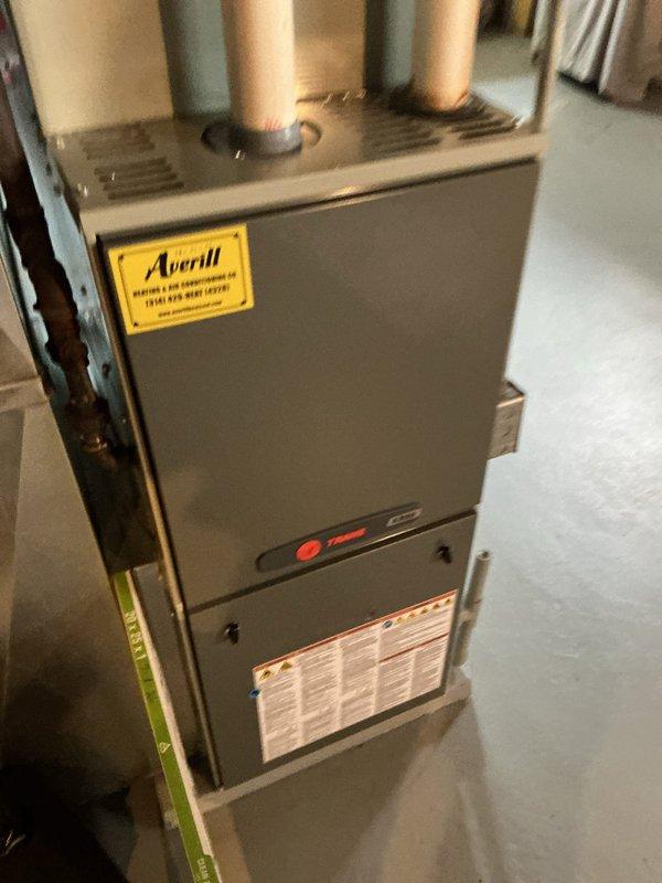 Completed cooling system tune-up on single outdoor AC unit paired with Trane furnace system. Performed standard maintenance protocol including inspection of all components, refrigerant level check, electrical connections verification, and condenser coil assessment. Replaced air filter at indoor air handler to ensure proper airflow and system efficiency for the cooling season.