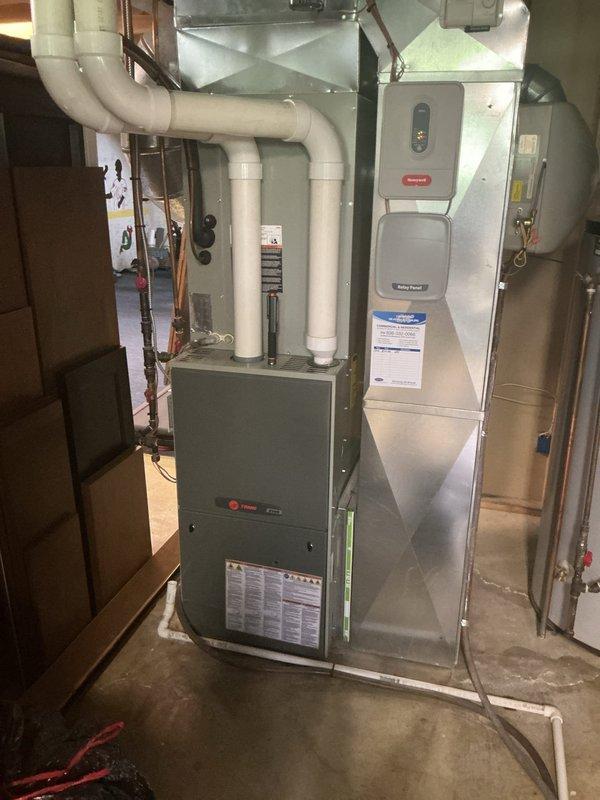 Responded to no cooling call for residential HVAC system struggling to maintain temperature. Performed diagnostic evaluation of split system including indoor air handler and outdoor condensing unit. Inspected refrigerant lines, electrical connections, and overall system operation to identify cooling deficiency and provide recommendations for restoring proper system performance.
