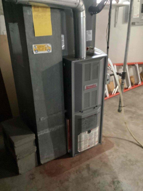 Responded to no cooling call on 10+ year old residential AC system. Upon arrival, found outdoor condensing unit with failed dual run capacitor preventing compressor operation. Verified unit had been turned off with fan left running per dispatch instructions to prevent further damage. Inspected electrical components in outdoor unit and confirmed capacitor failure through visual inspection and electrical testing. Replaced defective capacitor with properly rated component, restored power to system, and verified compressor startup and proper amperage draw. Checked refrigerant pressures, confirmed adequate charge, and monitored system through complete cooling cycle. Unit cooling properly at departure with all components operating within manufacturer specifications.