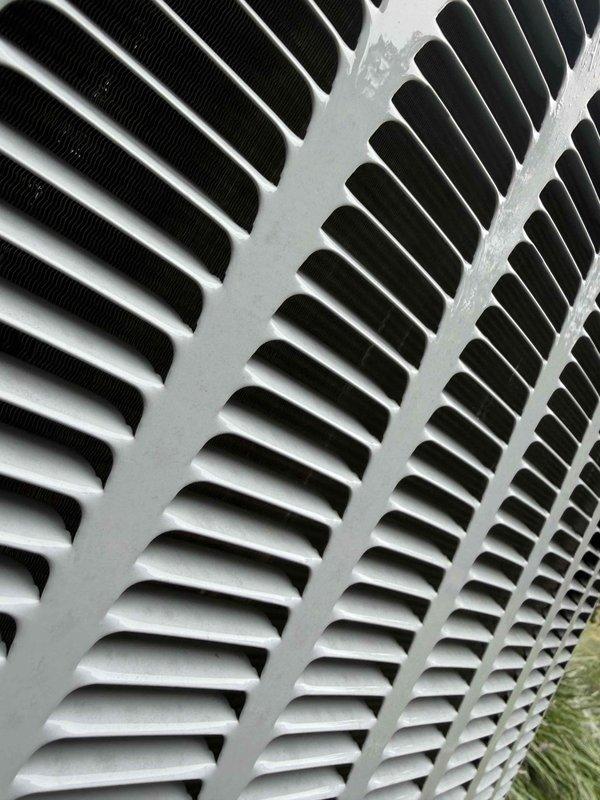 Responded to no cooling complaint on ground-level unit U10. Upon arrival, inspected control board and found faulty circuit board preventing proper system operation. Examined condenser coil fins and verified outdoor unit components were intact. Diagnosed failed control board as root cause of cooling failure and documented system conditions with photos of control board wiring and outdoor unit configuration for warranty and repair documentation purposes.