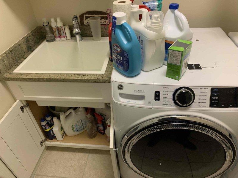 Responded to reported sewer backup affecting first-floor toilet and washing machine drain. Upon inspection, identified clogged main drain line causing wastewater to back up through the plumbing stack into the laundry area. The toilet on the second floor was leaking from the stack connection, indicating pressure buildup in the system due to the blockage. 

Performed diagnostic assessment of the drainage system to locate the obstruction point. Cleared the main sewer line blockage using professional drain cleaning equipment, restoring proper flow and eliminating the backup condition. Verified that wastewater was draining correctly from both the toilet and washing machine discharge line. Inspected the stack connection at the second-floor toilet for any damage from the leak and confirmed proper sealing after clearing the blockage. 

Tested all affected fixtures to ensure complete resolution of the drainage issue and proper system function. Advised on preventative maintenance recommendations