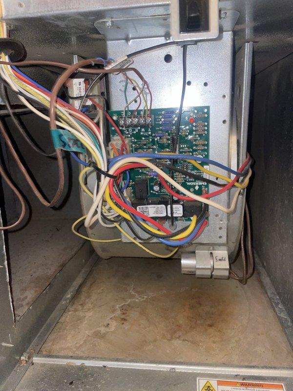 Responded to no cooling complaint on 6-year-old Lennox unit that developed high-pitched sound before losing cooling capacity. Diagnosed failed compressor contactor causing unit malfunction. Replaced defective contactor, verified proper voltage and amperage to compressor, tested system operation through complete cooling cycle, and replaced dirty air filter with new Vortex pleated filter to restore proper airflow. System returned to normal operation with no abnormal sounds and adequate cooling output.