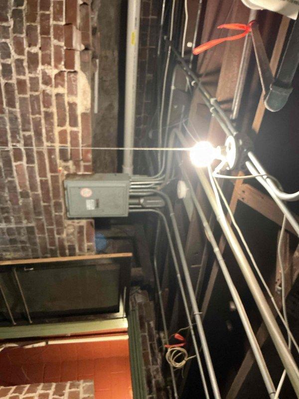 Responded to gas leak emergency in basement furnace system where utility company had shut off gas supply. Performed comprehensive inspection of gas valve assembly and associated connections to locate source of leak. Documented furnace conditions and gas valve components with detailed photography for safety records and further assessment.