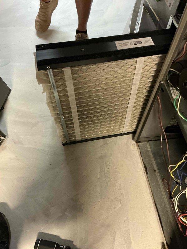 Completed routine cooling season tune-up on a 4-year-old Lennox system per customer request. Performed comprehensive maintenance including inspection of all mechanical and electrical components, verified proper airflow, checked refrigerant levels and pressures, tested control board operation, and inspected air filter condition. System operating within normal parameters with no deficiencies noted. Discussed available maintenance plan options that include both heating and cooling seasonal services.
